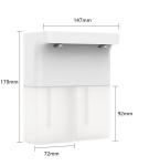 OEM Kitchen Soap Dispenser Touchless 2x300ML 1200mAh White Sensor