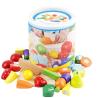 Buy cheap Kitchen 5.9in Wooden Fruit And Veg Toys Magnetic Fruit Cutting from wholesalers