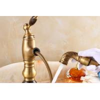 Buy cheap CE Retractable European Antique Pull Out Retro Bathroom Sink Faucets product