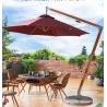 Buy cheap Outdoor Patio Garden Wood Cantilever Parasol Umbrella 3.5M Accept Customized from wholesalers