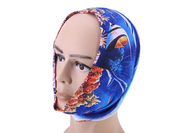 Buy cheap Bicycle Soft Fadeless UV Headwear Bandana With Burning Cloud Logo from wholesalers