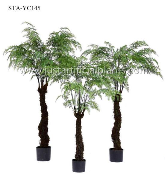 Buy cheap Tropical Artificial Outdoor Ferns Palm Tree Environmental Customized Size from wholesalers