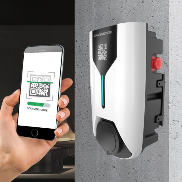 Buy cheap 7/22 KW Single/Three Phase 32A AC EV Charging Station Wall Mounted Family Use from wholesalers