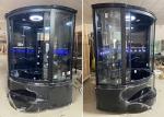 Bathroom Aluminum Frame Tempered Glass Black Steam Shower Enclosure Room
