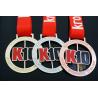 Buy cheap Spinning And Rotating Bespoke 10K Metal Award Medals For Maration , Sports Events from wholesalers