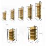 Buy cheap Book Shelf Factory Wooden Shelf Wood Gondola Shelving Supermarket Racks from wholesalers