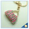 Buy cheap Fashion Rhinestone Handbag Shape Metal Charm Key Chain Bag Hanger Pendant from wholesalers