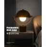 Buy cheap Modern Table Lamp Italian Designer Iron Table Lamps For Living Room Study Bedroom Black table lamp(WH-MTB-270) from wholesalers