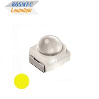 Buy cheap 3528 SMD LED Yellow light viewing angle 60 degrees dome lens Amber led diode product