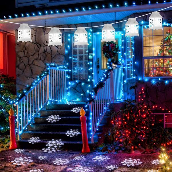 Buy cheap Snowflake Projector 22ft Vintage Xmas Christmas String Lights from wholesalers
