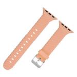 38 40 42 44mm Silicone Rubber Watch Strap Band For Apple Watch 7 6 5 4 3 2 1