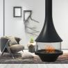 Buy cheap Indoor Carbon Steel Gas Hanging Fireplace For Housewarming from wholesalers