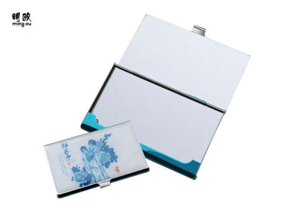 Buy cheap Creative Thin Purse Business Card Holder Case With Logo 92 * 59 * 7mm from wholesalers