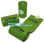 Dog Poop Bags Cat Waste Pick Up Clean Garbage Bags Outdoor, green custom