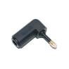 Buy cheap Toslink Optical 90 Degree Right Angle Audio Cable Extension Adapter Stereo Audio Converter 360 Rotates from wholesalers