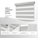 8 Grade 100% Polyester Silky Soft Blackout Blinds Shades Zebra Blinds Fabric