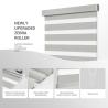 Buy cheap 8 Grade 100% Polyester Silky Soft Blackout Blinds Shades Zebra Blinds Fabric from wholesalers