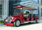 Hotel Shuttle Classic Golf Cars , Street Legal Electric Vehicles 48V Battery