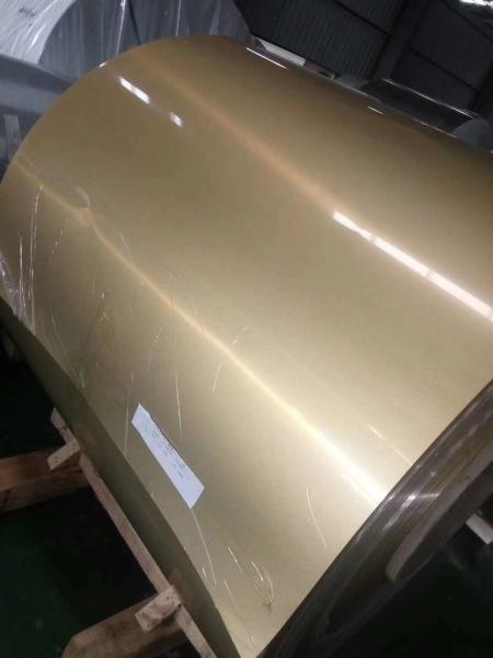 Buy cheap Metal Gloss Color Coated Galvanized Steel Coil Organic Coating Thickness 20-45μM from wholesalers