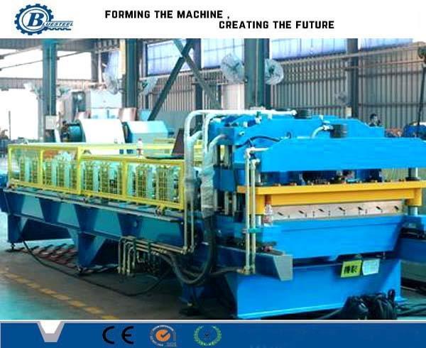 Buy cheap Professional Steel Corrugated Metal Roofing Sheet Roll Forming Machine With 3kw Hydraulic Motor Power from wholesalers