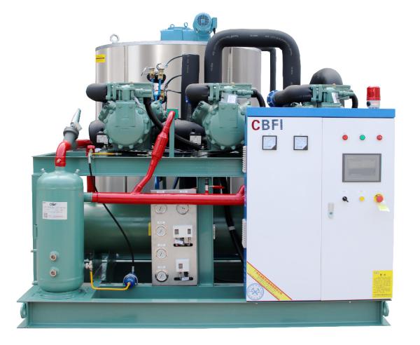 Buy cheap Large Capacity Water Cooling Flake Ice Machine 10000kg Per Day For Seafood from wholesalers