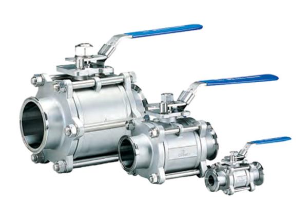 Buy cheap Full Port 3 Piece Stainless Steel Ball Valve , Gas / Water 1 / 4 Inch Ss Ball Valve from wholesalers