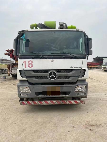 Buy cheap 13875*2500*4000 mm Construction Machine 56 Meter Concrete Pump Truck with 6 Boom Sections from wholesalers