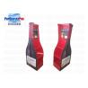 Buy cheap Permanent Floor Red Wine Sheet Metal 108kgs Supported Merchandising Shelf from wholesalers