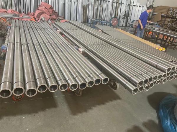 Buy cheap Lightweight Hollow Aluminum Rod Bar Polished Surface Finish 1000mm - 8000mm from wholesalers