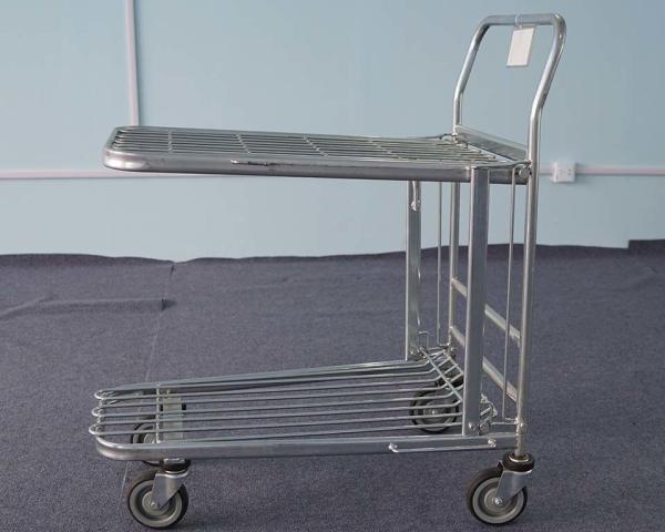 Buy cheap Strong Frame Logistics Trolley Plateform Type Galvanized Finishing from wholesalers