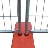 Buy cheap 75*75mm Hot Dip Galvanized Temporary Security Fencing from wholesalers