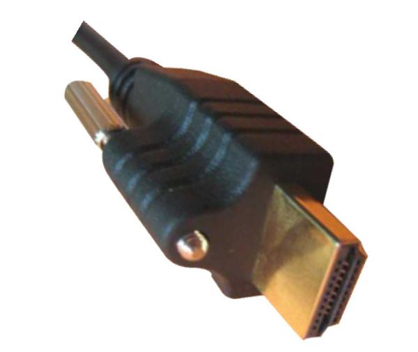 Buy cheap High Flex Industrial Custom HDMI Cables A Male 1.0 Meters With Screw Locking from wholesalers