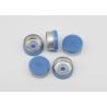 Buy cheap 13mm Light Blue Smooth Flange Injection Pharmaceutical Flip Off Cap from wholesalers