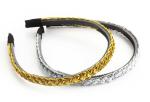 Liturgical Dance Accessories Gold Silver Crystal Beaded Circle Hair Pin