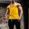 Buy cheap 95% Cotton Mens Sleeveless T Shirt Regular Fit Casual Sportwear from wholesalers