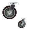 Buy cheap Flat Tread 200mm Silent Wheel 300kg Swivel PU Castor from wholesalers