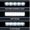 Buy cheap 7D Day Lights Three Eyes 3W CREE Led Straight led light bar 7"-44" 36W-288W from wholesalers