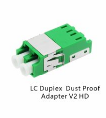 2 Port LC Duplex Quad Dust Proof Adapter V2 HD Salt Spray 500h Interchangeability ≤0.2dB
