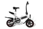 High Carbon Steel Frame Folding Electric Bicycle 12'' Pneumatic Tire Speed 25KM