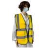 Buy cheap Yellow Flashing Safety High Visibility Vests With Reflective Tapes from wholesalers