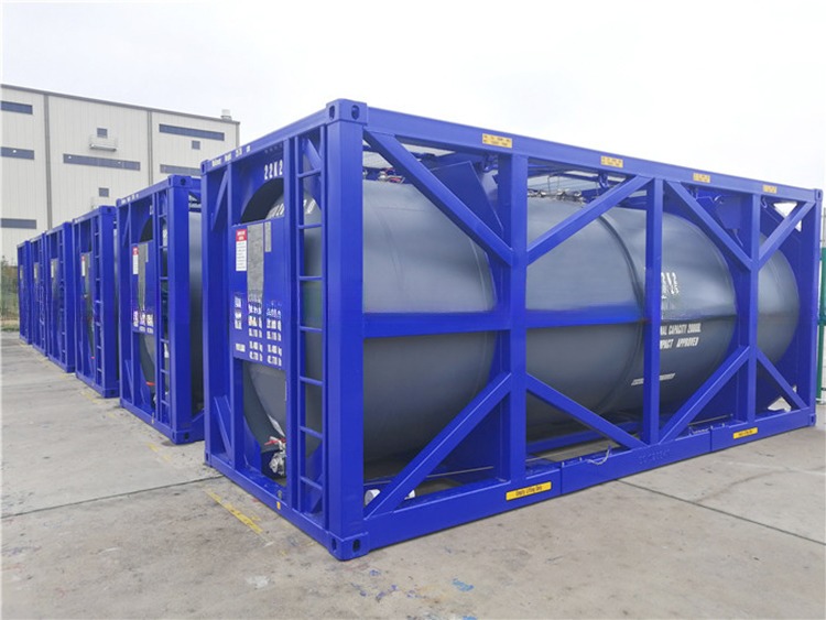 16000L DNV 2.7-1 Standard 20ft Frame UN T11 Stainless Steel Tote Offshore Tank Container for International Transport