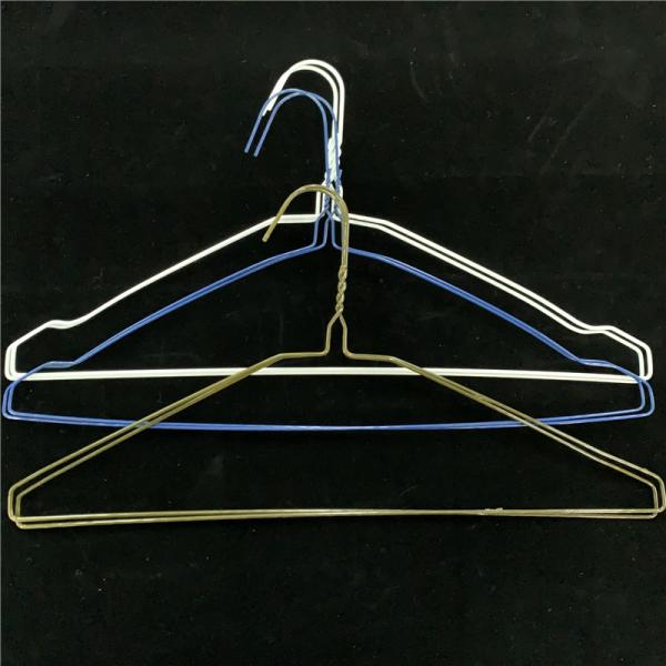 Buy cheap Blue Color 2.0mm Dry Cleaner Metal Wire Suit Hanger For Laundry Supply from wholesalers