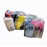 Buy cheap RTS 100% cotton White Knit Wiping rags Cut reused T-shirt Good oil absorption Industrial Industrial Wipes from wholesalers