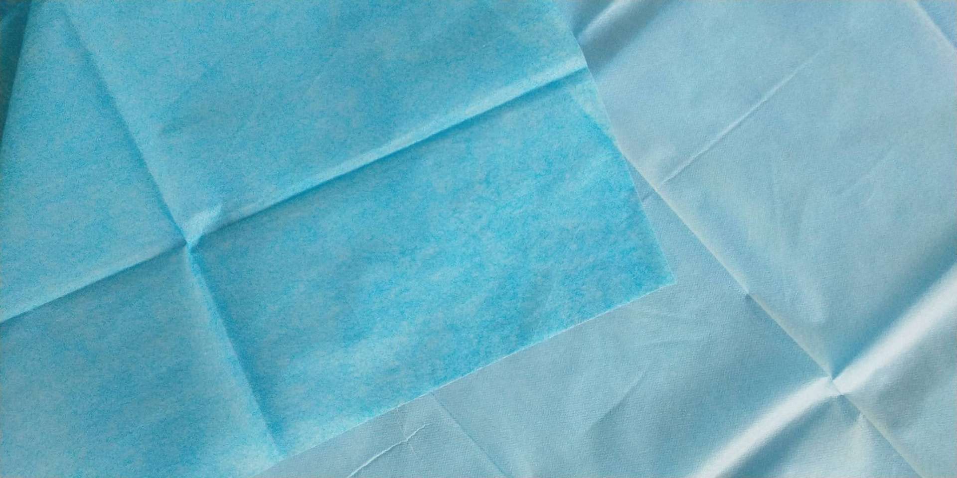 White Blue Disposable Non Woven 100*220cm 50gsm Massage Bed Paper Roll