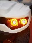 Customized Off Road White 6 Seaters Golf Cart With AC Motor 3.5 KW Lead Acid