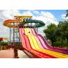 Buy cheap Holiday Village Amusement Big Long Pool Slide Water Park Playground 22 Meters High from wholesalers