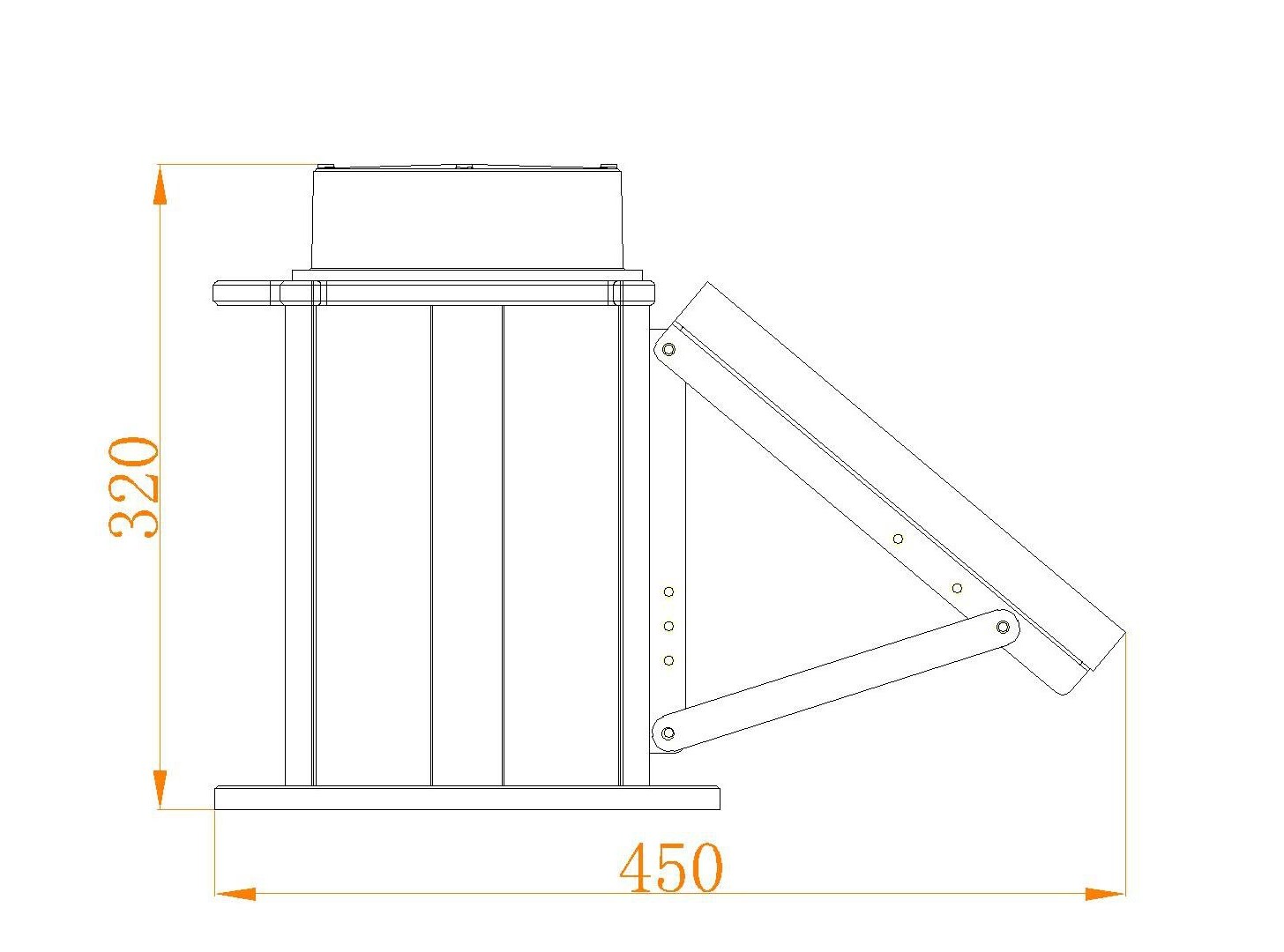 2000cd Solar Obstruction Light Lithium Ion Battery For Telecommunication Tower