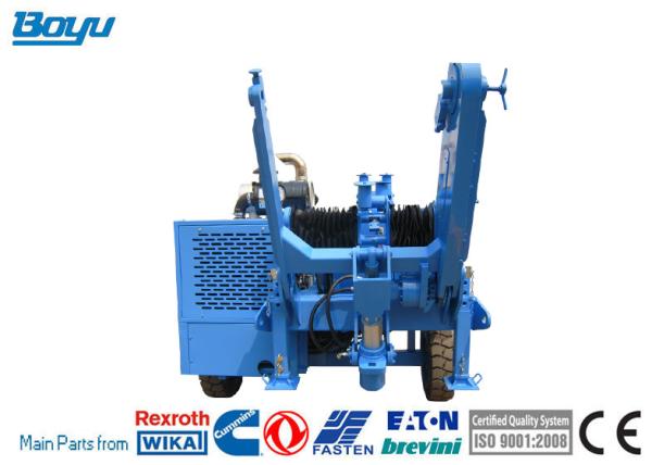 Buy cheap Power Line 77kw 103hp Diesel 40kN Hydraulic Cable Puller Machine from wholesalers