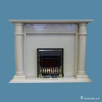 Buy cheap Indoor Natural Marble Fireplace Hearth High Wear And Impact Resistant product