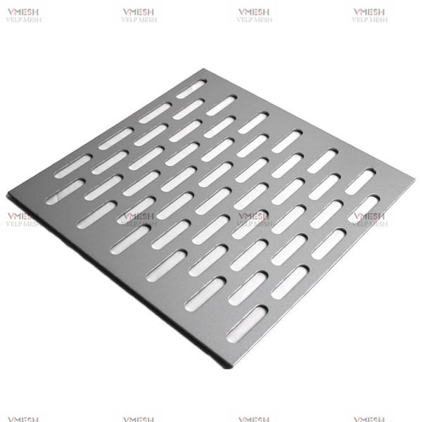 Buy cheap Interior And Exterior Decoration Aluminum Oblong Slotted Perforated Metal Customized from wholesalers